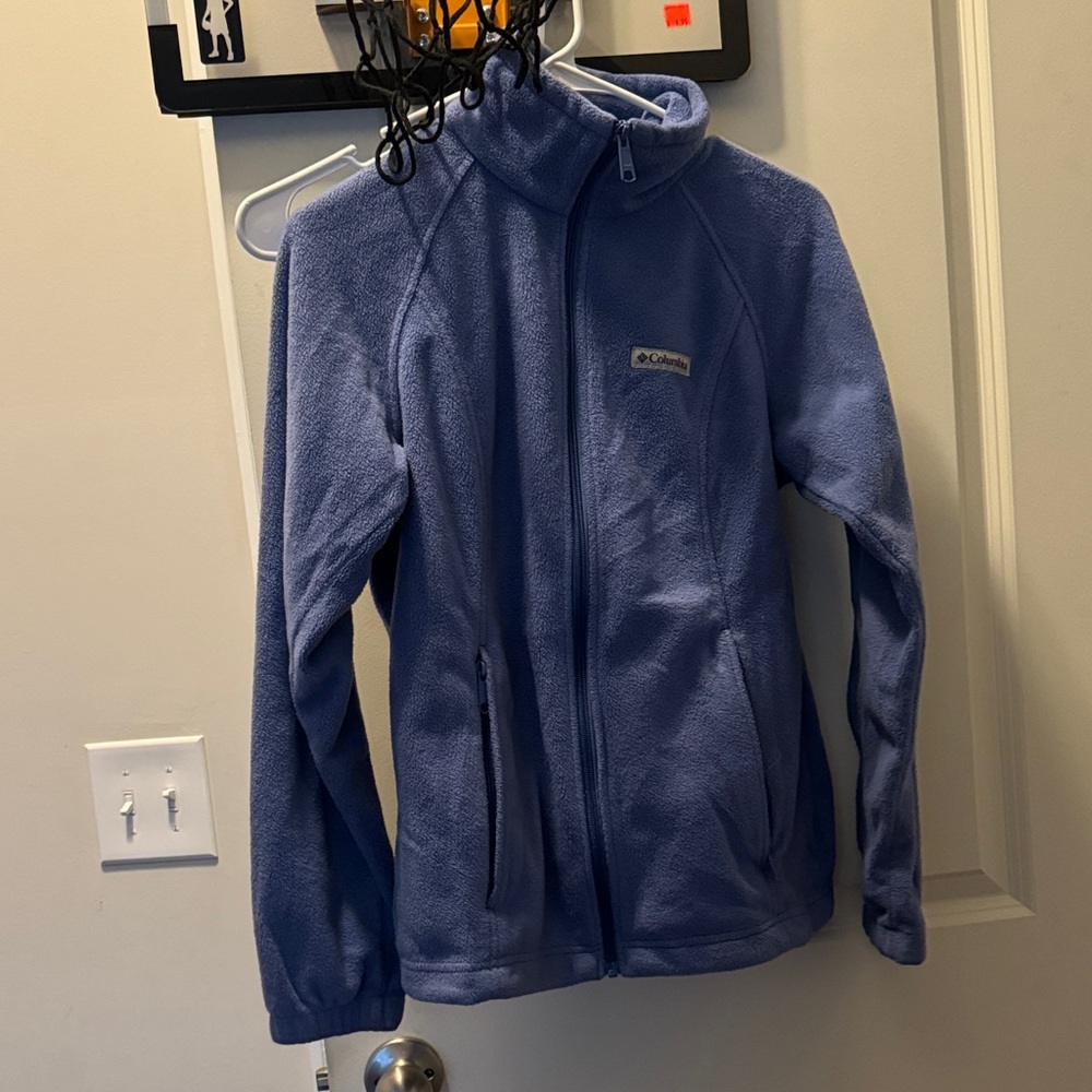Columbia Soft Blue Full-Zip Jacket
